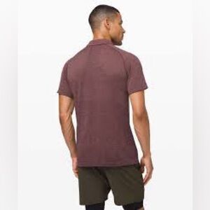 Lululemon Metal Vent Polo Medium Red Dust